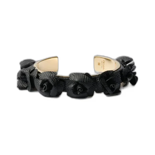 Saffiano Leather And Metal Bracelet