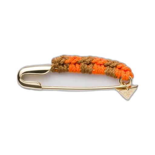 Metal Safety Pin Brooch