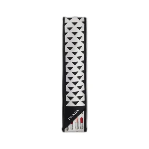 Printed Silk Twill Skinny Scarf