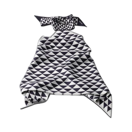 Printed Silk Twill Halter Top