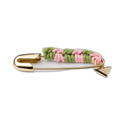 Metal Safety Pin Brooch