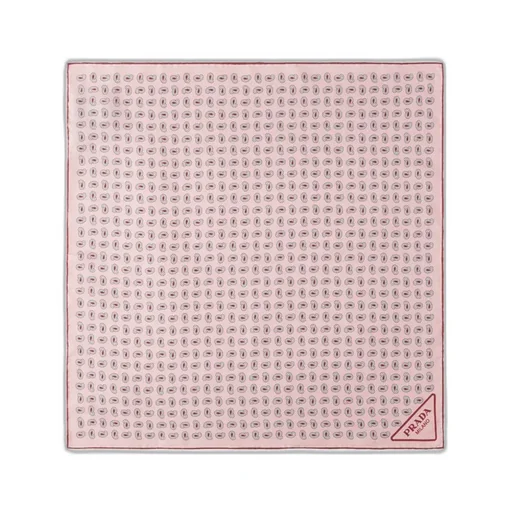 Printed Silk Twill Scarf 55X55