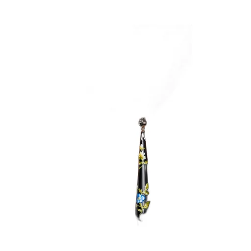 Plexiglas And Metal Earrings