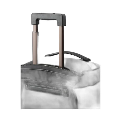 Re-Nylon And Saffiano Leather Trolley