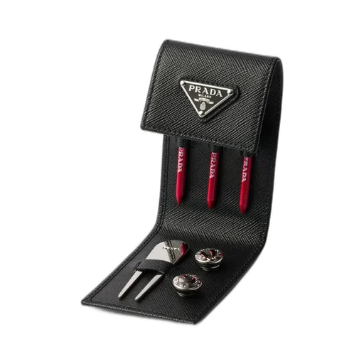 Saffiano Leather Golf Tee Case