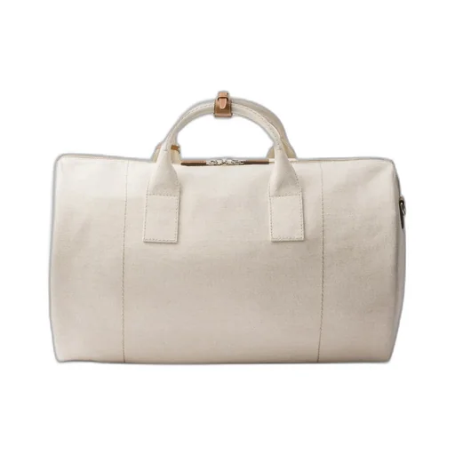 Linen Blend Duffle Bag