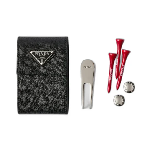 Saffiano Leather Golf Tee Case