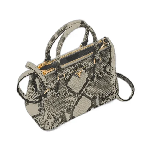 Small Prada Galleria Python Leather Bag