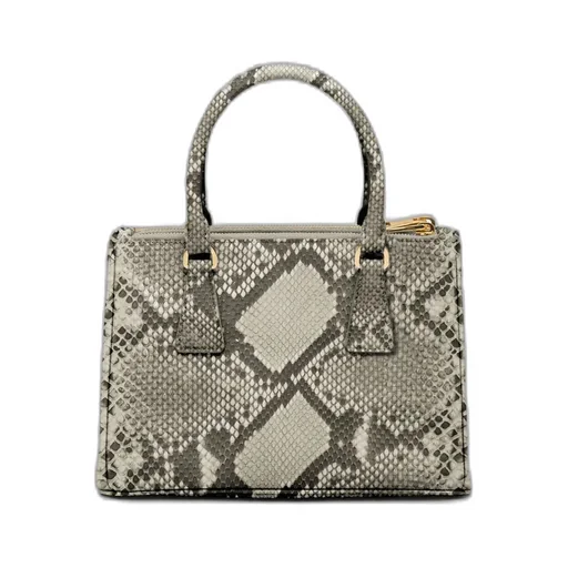 Small Prada Galleria Python Leather Bag