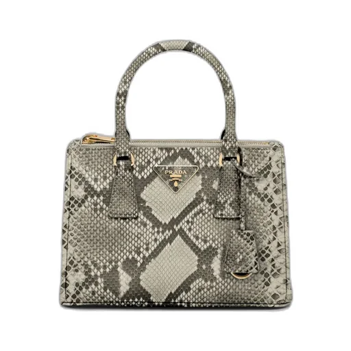 Small Prada Galleria Python Leather Bag