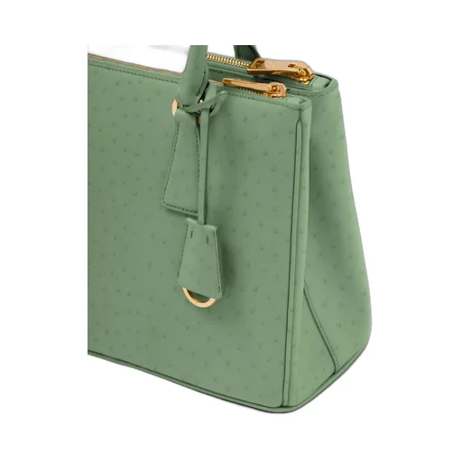 Medium Prada Galleria Ostrich Leather Bag