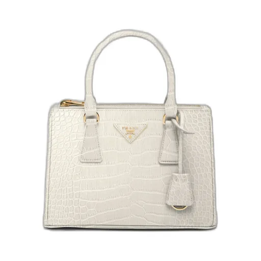 Small Prada Galleria Crocodile Leather Bag