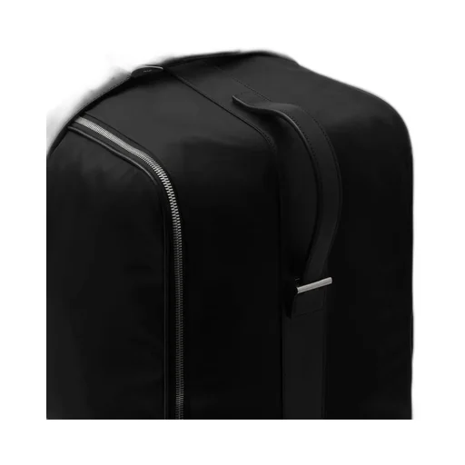 Medium Re-Nylon And Saffiano Leather Suitcase