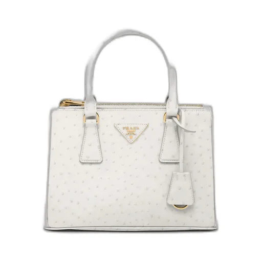 Small Prada Galleria Ostrich Leather Bag