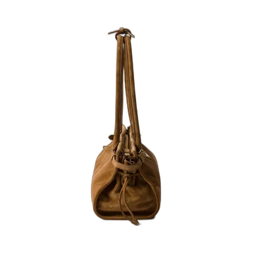 Prada Bonnie Medium Suede Handbag