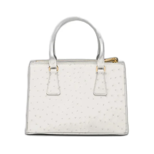 Small Prada Galleria Ostrich Leather Bag
