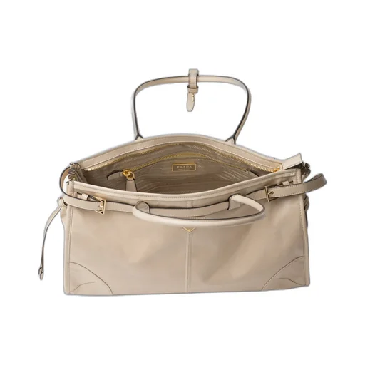 Prada Bonnie Large Leather Handbag