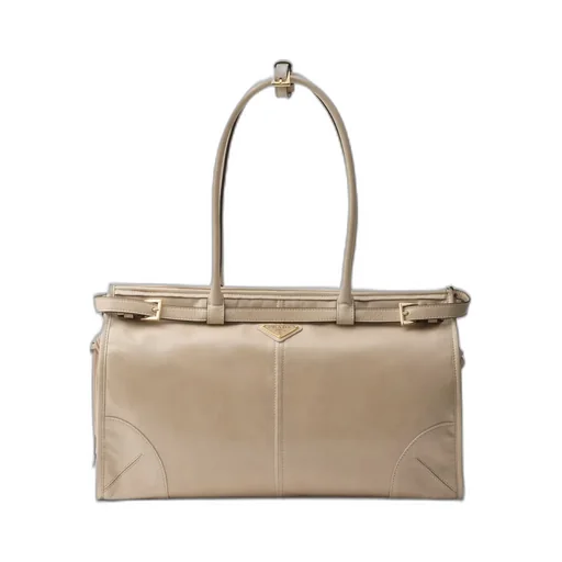 Prada Bonnie Large Leather Handbag