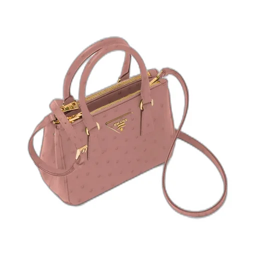 Prada Galleria Ostrich Leather Mini-Bag