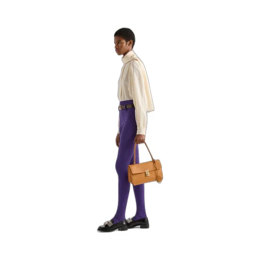 Prada Soft Sound Medium Leather Shoulder Bag