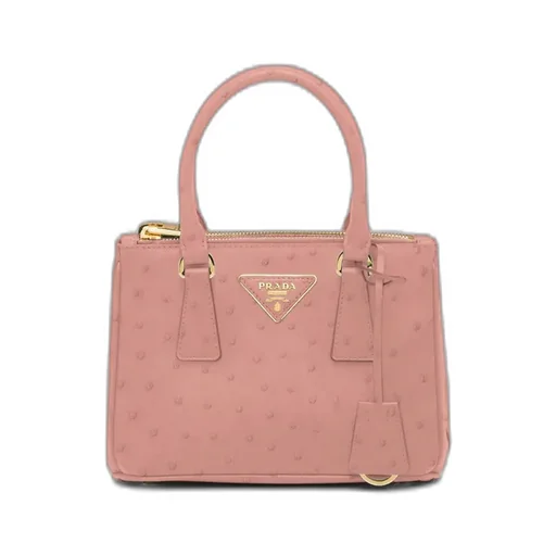 Prada Galleria Ostrich Leather Mini-Bag