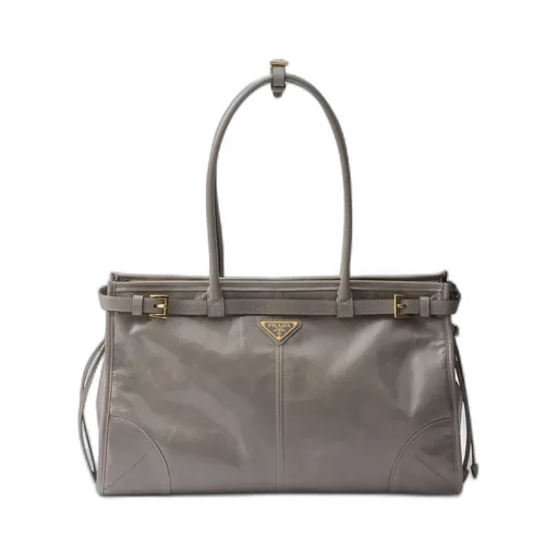 Prada Bonnie Large Leather Handbag