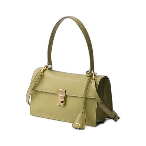 Prada Soft Sound Medium Leather Shoulder Bag