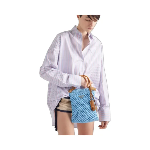 Cotton Crochet Mini-Handbag