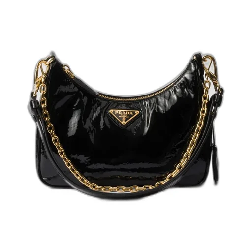 Prada Re-Edition Naplak Patent Leather Mini-Bag