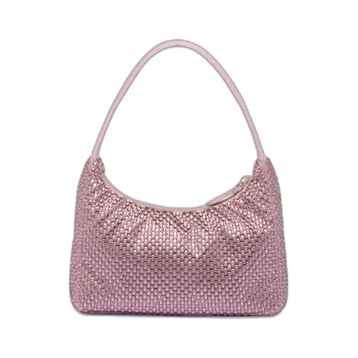 Prada Re-Edition Satin Mini-Bag With Crystals