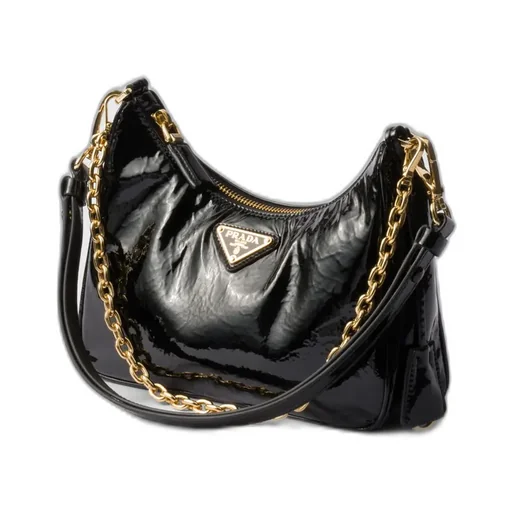 Prada Re-Edition Naplak Patent Leather Mini-Bag