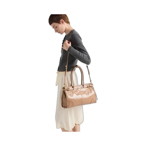 Prada Bonnie Large Leather Handbag