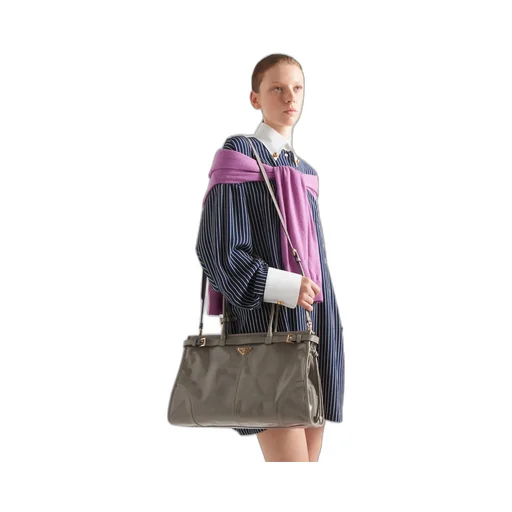 Prada Bonnie Large Leather Handbag