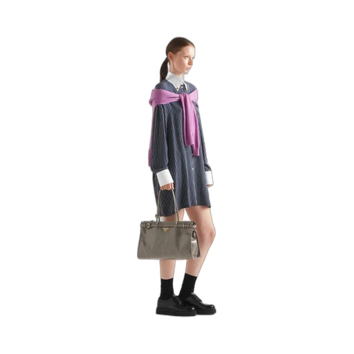 Prada Bonnie Large Leather Handbag