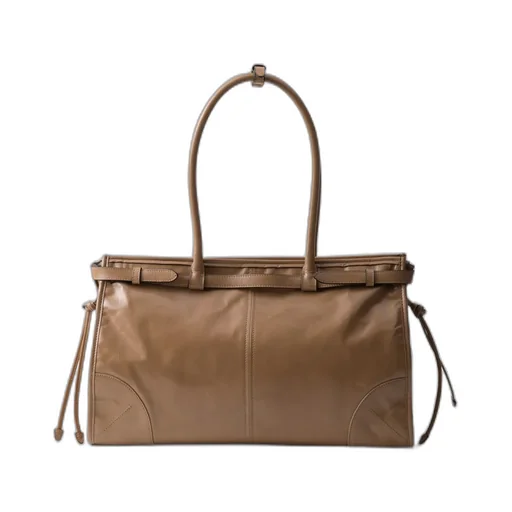 Prada Bonnie Large Leather Handbag