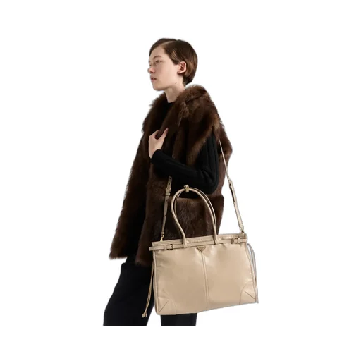 Prada Bonnie Extra Large Leather Handbag