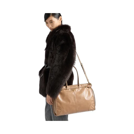 Prada Bonnie Extra Large Leather Handbag