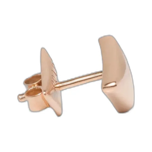 Eternal Gold Nano Triangle Mono Earring In Rose Gold