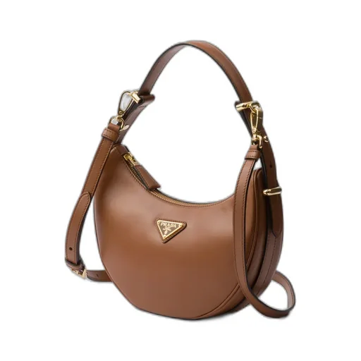 Prada Arqué Small Leather Shoulder Bag