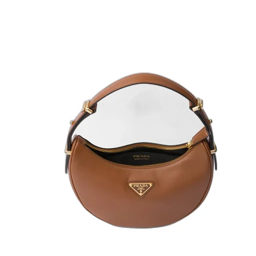 Prada Arqué Small Leather Shoulder Bag