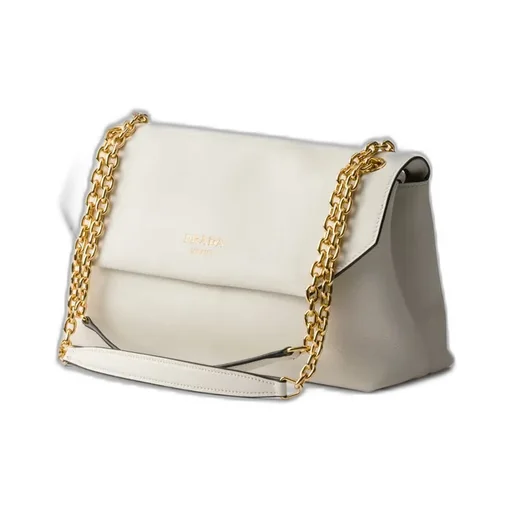 Prada Doux Medium Leather Shoulder Bag