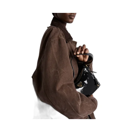 Prada AimÉE Medium Naplak Leather Shoulder Bag