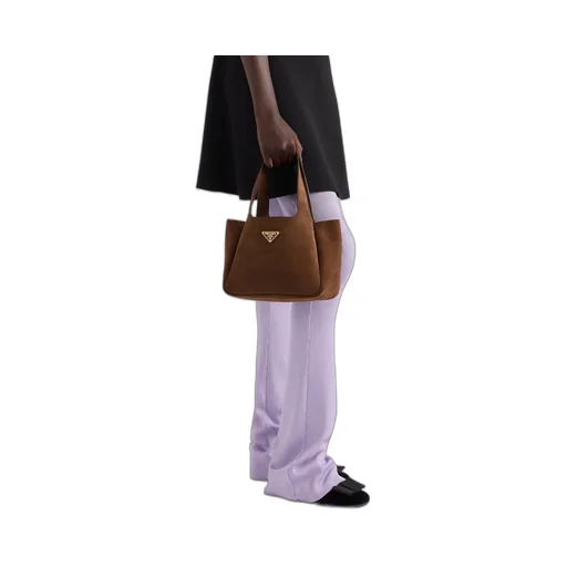 Mini Suede Shopping Bag