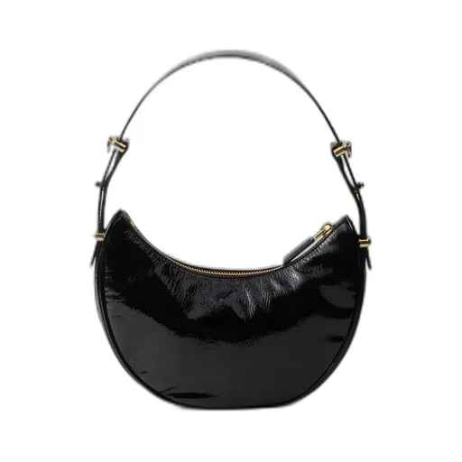 Prada Arqué Naplak Patent Leather Shoulder Bag
