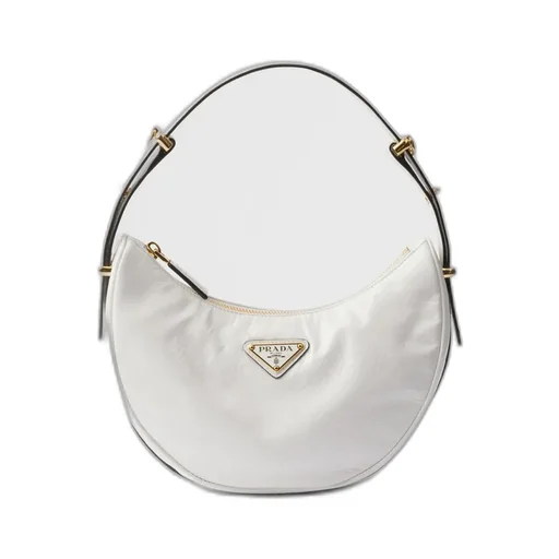 Prada Arqué Naplak Patent Leather Shoulder Bag