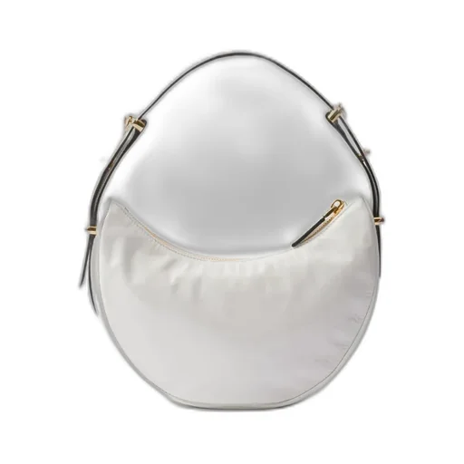 Prada Arqué Naplak Patent Leather Shoulder Bag