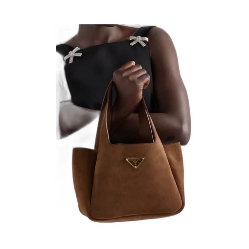 Mini Suede Shopping Bag