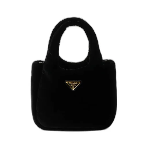 Padded Velvet Mini Handbag