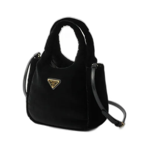 Padded Velvet Mini Handbag