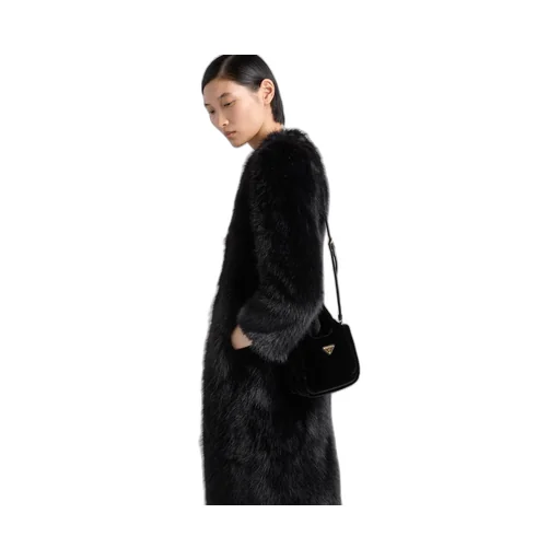 Padded Velvet Mini Handbag